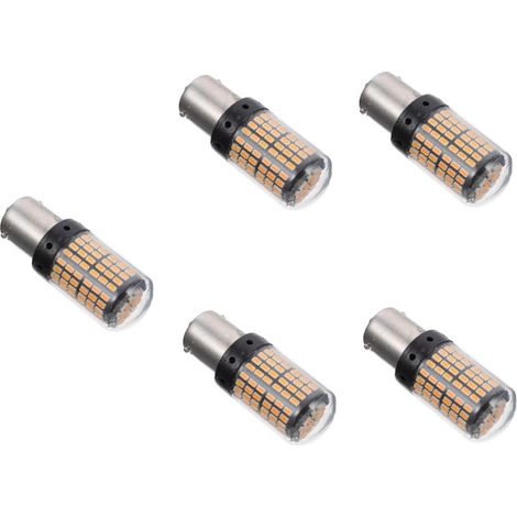 5pièces Lumière Led De Frein Et Clignotant Pour Voiture Ampoule Économie Énergie Et Résistante Idéale Pour Conduite Nocturne (1/5)