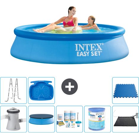 Intex Piscine Easy Set Ronde - 244x61 cm - 9-pièces S40783 (1/5)