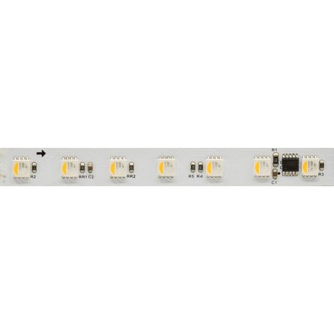 Striscia LED Beneito & Faure FINE DMX5 RGB+3000K 5m 24V 17W/m 70LED/m IP67 - Controllo Pixel per Pixel DMX - Alta Definizione (1/5)