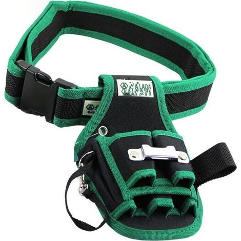 – sac de taille électrique en tissu épais, Porte-outils, sac d'entretien pour électricien, sac de taille + ceinture (1/4)