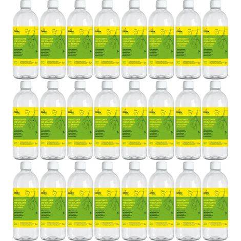24 Flaconi 1L Bioetanolo con Citronella per Biocamini da Esterno