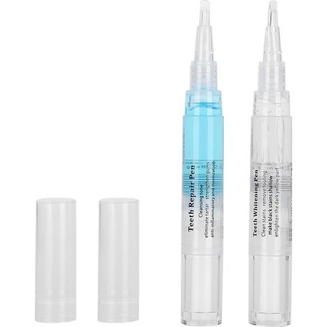 Lot de 2 brosses de beauté pour animaux (chien/chat) - Détartrage et stylo rafraîchissant pour l'haleine (1/5)