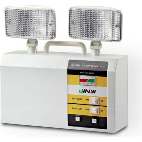 TRADE SHOP - Lampada Emergenza Ricaricabile Portatile Doppio Faro Luce Luci A Led -