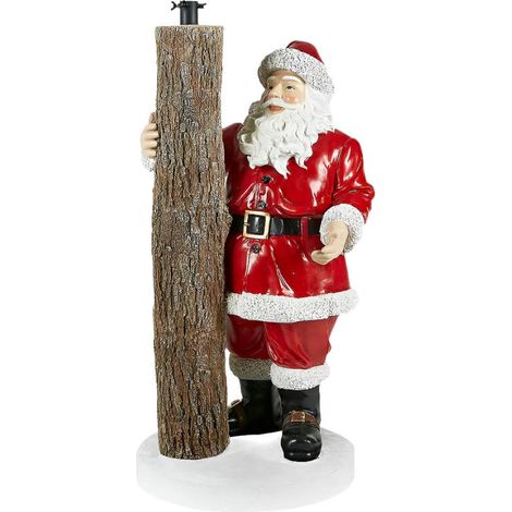 Base albero "Babbo natale " per albero di Natale supporto in metallo da 97 cm