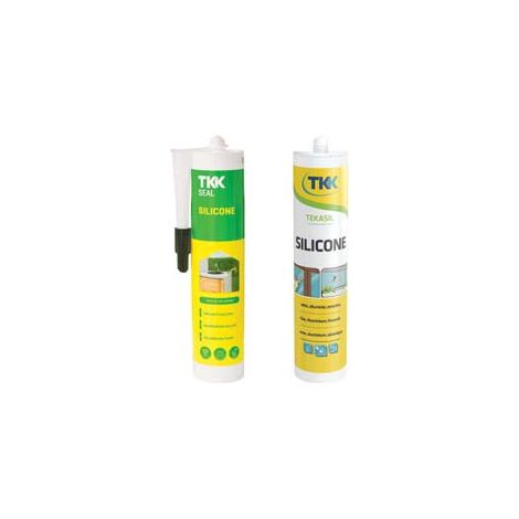SILICONE ACETICO TEKASIL UNIVERSAL- - ml.280 grigio - 6 pezzi TKK