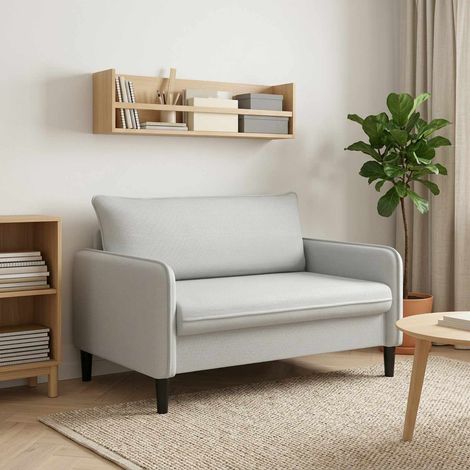 vidaXL Fauteuil XXL Gris clair Velours (1/5)
