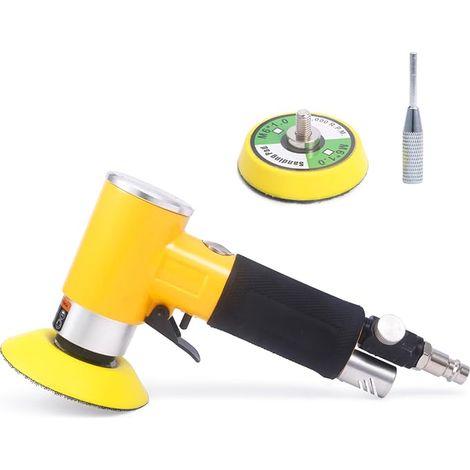 Inch Air Orbital Sander Mini Air Sander Sander Polisher for Car Furniture Wood (1/5)