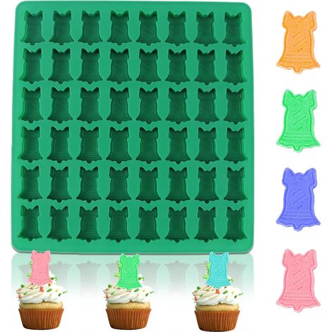 MOULE EN SILICONE POUR CHOCOLATS, PRALINES, GLACE, CLOCHES 48 PLACES (1/5)