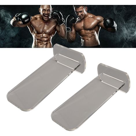 [Boxstockhalter] + [Vertikaler Handschuhständer] + [Acryl] + 2 transparente Wandaufsteller – 8 x 5 x 15 cm, ideal für eine exklusive Kollektion (1/5)