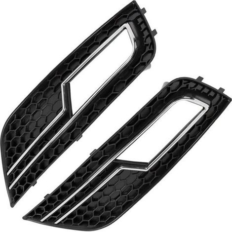 Two 8K0807681K and 8K0807682K keys are suitable for 2013-2016 Audi A4, B8.5, and B9 grilles. (1/5)