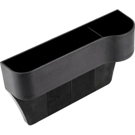 Range-cartes vide-poches organiseur pour espaces entre sièges auto, support téléphone clés gobelet boîte de rangement (1/5)