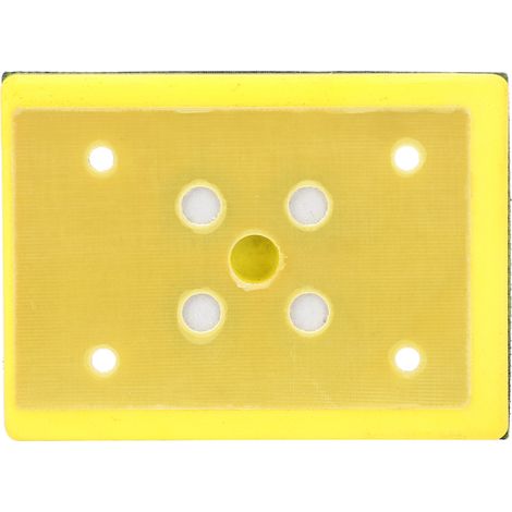 Ortviai Plaque de ponçage pour ponceuse 75 x 100 mm en ABS haute résistance – plateau de meulage et polissage (1/5)