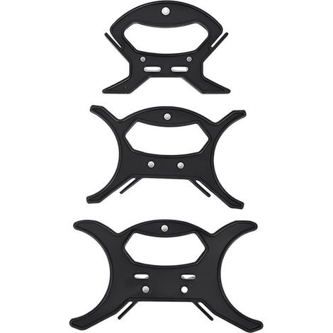 3 Pièces Enrouleurs de Câbles en Plastique, Multifonctionnels,Organiseurs de Cordes pour Guirlandes lumineuses, Rallonges, Couronnes, Perles, etc. (Grand + Moyen +Petit) (1/4)