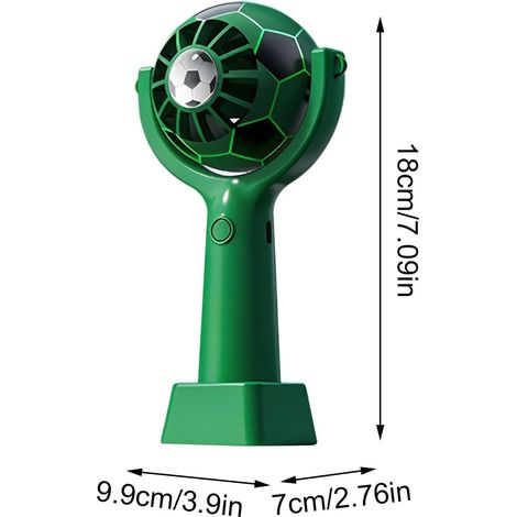 Ventilatore da Collo Portatile – 3 Velocità, Rotazione 360°, Ricarica USB – Plastica ABS Leggera – Design Ergonomico e Moderno – Ideale per Ufficio, Camping e Sport (1/4)