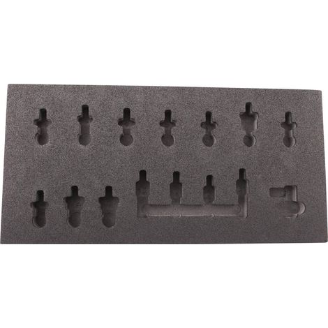Insert mousse vide 1/3 tiroir pour AC 0815 - SA 0863 - CLAS Equipements (1/2)