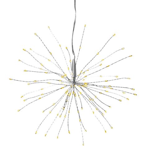 3D-LED-Hängestern "Firework", silber (1/4)