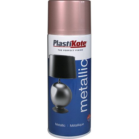 PlastiKote Metallic Spray Paint in Rose Gold, 400ml - Model PKT4405