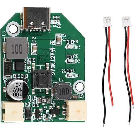 Leiterplatte für 3-stufigen Lüfter, 9 V/12 V DC, bürstenlose Steuereinheit, Typ-C-Schnellladeschnittstelle 5 V 2 A, 9 V (1/5)