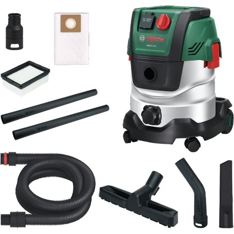 Aspirador universal BOSCH - PAS 20-220PRS - 1300W - 65 l/s - Depósito 20L - 220 mbar