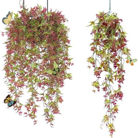 Pieces Artificial Ivy Plants Garland Vine 78cm Artificial Ivy Garland Decoration for Wedding Party, Garden or Wall Decoration (1/4)
