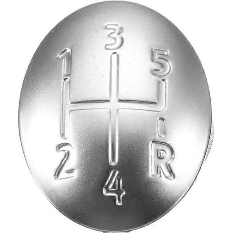 Cache-levier de vitesse chromé en plastique pour Renault Clio, Megane, Scenic et Twingo (5/6 vitesses) (1/5)