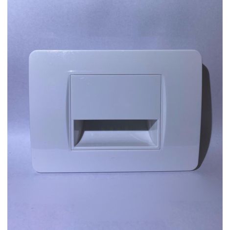 TrAdE Shop Traesio - Segnapasso Led Da Incasso 1.6w Bianco Luce Per Scale E Corridoi -