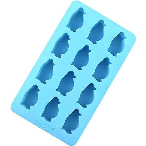 Moule à chocolat et à glace en silicone pingouin - Outil de fabrication de glaces maison à faire soi-même avec 12 trous (1/5)