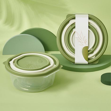 Boîte à lunch de qualité alimentaire, compatible avec le micro-ondes, pour un usage domestique, idéale pour réchauffer les fruits et conserver au réfrigérateur. (1/5)