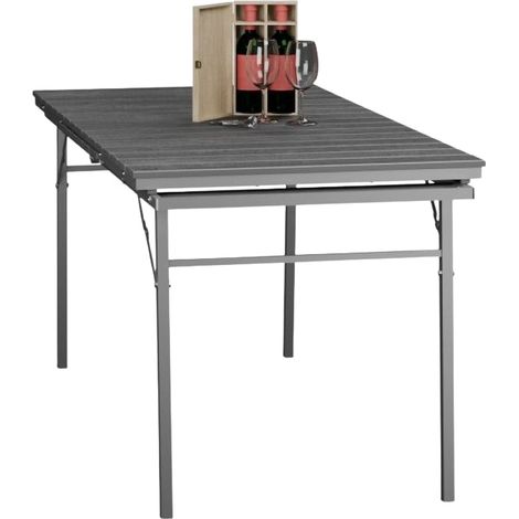 Mesa de jardin plegable y extensible (1/5)