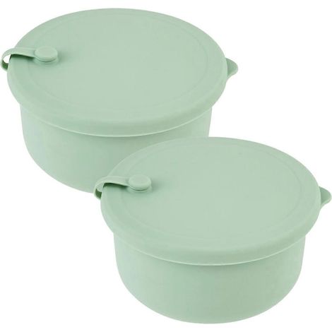Set mit 2 kugelförmigen Pizzakartons – Mehrzweck-Gärbox für Pizzateig A