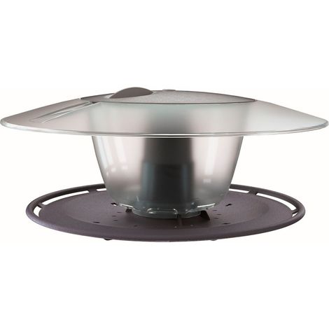 Comedero de patos BirdyFeed Round de plastico en color antracita 29,4 (largo) x 25,8 (ancho) x 12,2 (altura) cm (1/3)