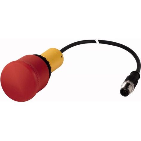 Boutons d'arrêt d'urgence RMQ Compact 38 mm coup de poing déverrouillage par traction 0o/2f M12A EATON C22-PV-K02-P10