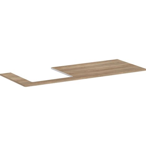 Konsole Xelu Q 1360x550mm m Auschnitt links eiche natur (1/5)