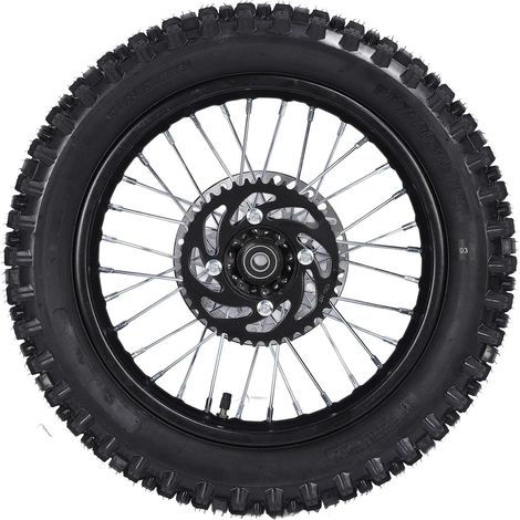 Ensemble de Pneus de Jante de Roue Arrière, Poignée Améliorée pour TSD 110 TD 125 14 Pouces 90/100-14, Arbre de 15mm (1/5)