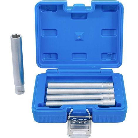 Jeu de 5 Douilles Hexagonales Extra Longues 8-14 mm - Transmission Carré Femelle 10 mm (3/8\) - Précision - D-Work (1/5)