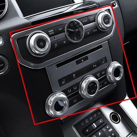 5-teiliges Set aus Klimaanlagen-Bedienknöpfen und Knopfabdeckungen für Land Rover Discovery 4 LR4, Autozubehör 0916