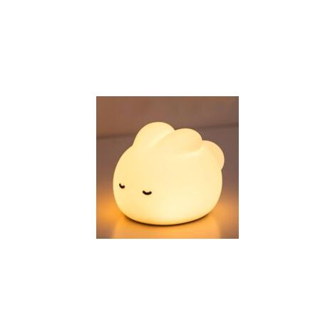 Nachtlicht Hasenmotiv für Kinder, dimmbare LED-Lampe mit Touch-Funktion, LED-Nachtlicht Hasenmotiv (11 cm Durchmesser x 9,5 cm Breite x 10,9 cm Höhe) – Crezuo