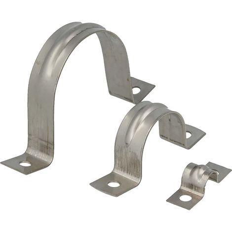 tecuro Befestigungsschelle Ø 50 mm, zweilaschig, edelstahl - für Rohre & Schläuche (1/3)