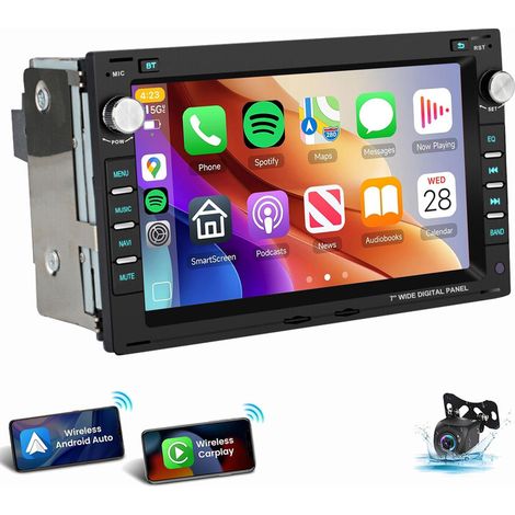 Autoradio Android 14 Carplay pour VW Polo 9N Golf 4 Passat B5 T5 SHARAN 1 JETTA 2+64G CAM (1/5)