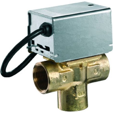 Resideo Válvula de tres vías de zona V4044C latón 1/2 ", V4044C1452/U