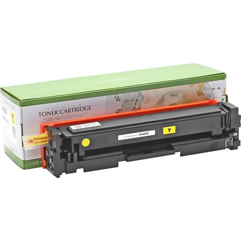Kompatible Antistatikfolie Hewlett-Packard CF402X / Canon CRG 045H Gelb, 2300 p.