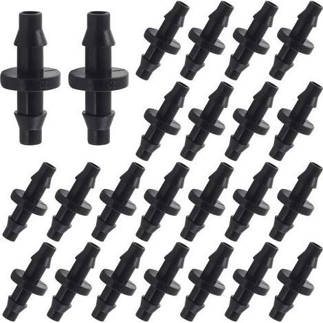 200 raccords d'irrigation goutte à goutte 4/7 mm - compatibles avec les systèmes d'irrigation automatiques (1/5)