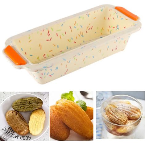 Moule à pain en silicone Moule à cake antiadhésif en silicone, plateau de cuisson de pain en silicone et moule à cake, plateau de cuisson en silicone, moule à pain, moule à pain pour gâteaux et pain, (1/5)