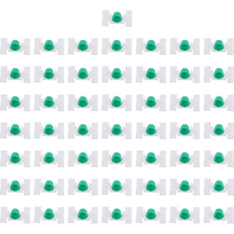 50 Pcs Blanc En Plastique Moulure De Porte De Voiture Garniture Clips Retenues Attaches Pour BMW Série 3 E36 E46 (1/5)