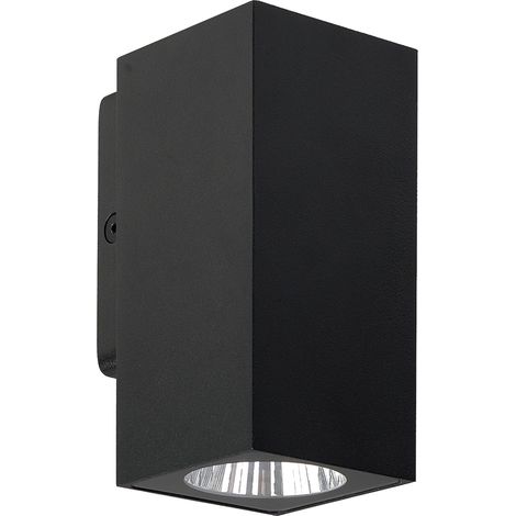Applique AUREK noir 3000K 572lm 7W IP65 - EUROPOLE - 37406