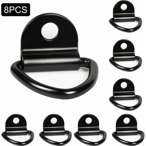 VURAHOME - Lot de 8 anneaux d'arrimage robustes pour bateaux, camionnettes, camions, entrepôts (1/5)