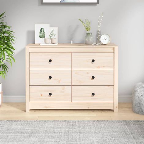 vidaXL Armadietto 100x40x72 cm in Legno Massello di Pino