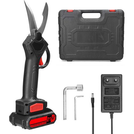 21V Akku-Küchenschere mit bürstenlosem Motor, 40 mm, ideal zum Schneiden von Knochen, Grillfleisch und anderen Fleischsorten – 1 Akku, EU-Stecker, mehrfarbig (1/5)