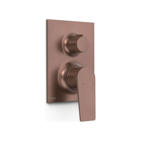 Pièce apparente pour boîtier encastré Rapid‑box 2 voies Project Volcanic - TRES 22128110VO