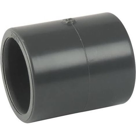 1 manchon femelle/femelle en pvc à coller 20mm pour raccordement de tuyaux